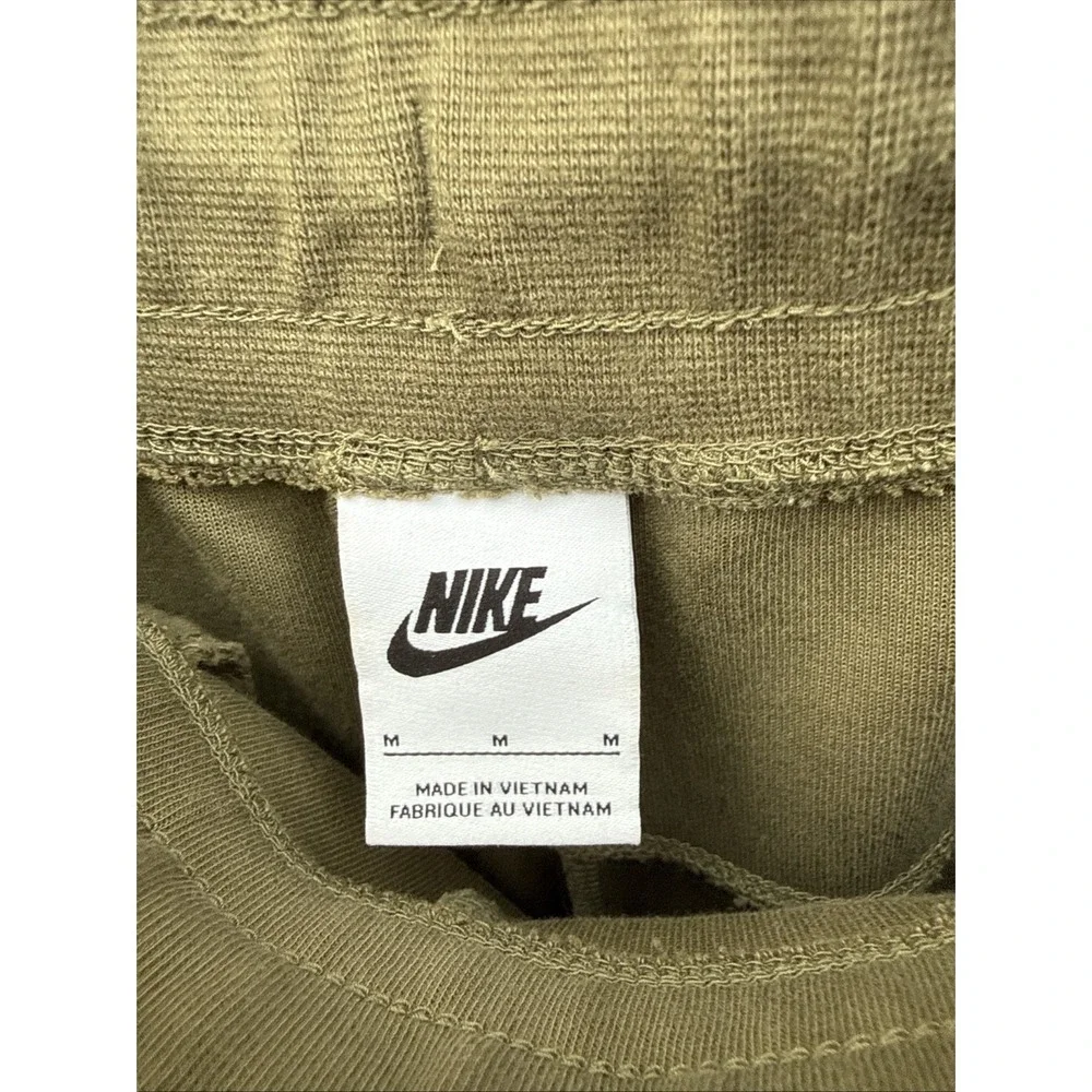 Nike Women's Tech Fleece Essential High-Rise Pants –‎ Olive Green – Size M
